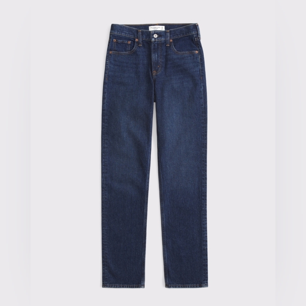 Dark - Mid Rise 90s Straight Jean In 26R
